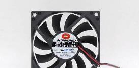 Superred DC 8015 CHA8012BB-M Ball Bearing Cooler with 12V 0.12A 2 Wires For case
