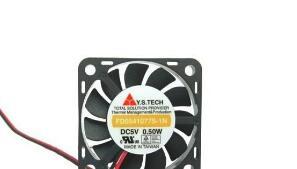 Y.S TECH 4007 FD0541077S-1N DC Cooling fan with 5V 0.5W 6200RPM 29.5dBA 2 Wires 2Pins Connector