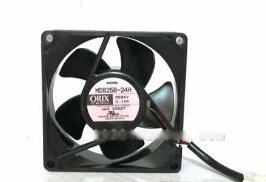 Original ORIX MD825B-24H 8025 2 Balls Bearing Cooling fan with 24V 0.14A 80X80X25MM