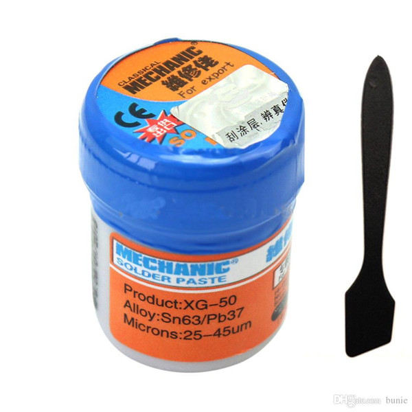 Wholesale- XG-50 MECHANIC BGA Solder Flux Paste Soldering Tin Cream with 1 piece Scraper