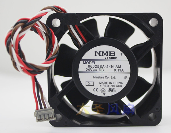 Original NMB 06025SA-24N-AM 24V 0.11A 60*60*25mm cooling fan