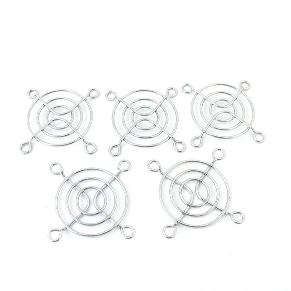 Wholesale- PROMOTION! 5 pcs 4cm Diameter Axial DC Fan Grill Metal PC Finger Guard Protector