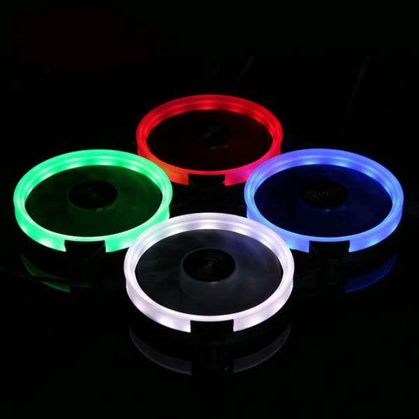 Computer 120mm LED Fan 120 MM Fan Ring Gids Licht Blauw Rood Groen Promotie