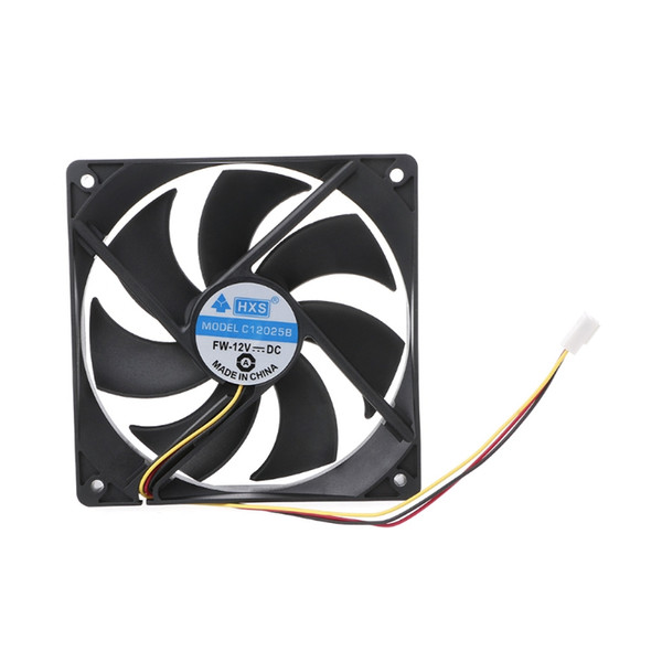 Portable Computer fan Cooler 120x120x25mm DC 12V 0.15A 3 Pin 9-Blade Computer Case Cooling Fan Cooler 12025