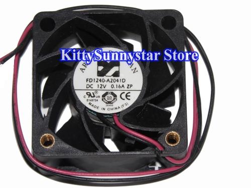 Original ARX FD1240-A2041D 40*40*20MM DC Cooling fan whit 12V 0.16A 40*40*20MM 2 Wires Hydraulic Bearing