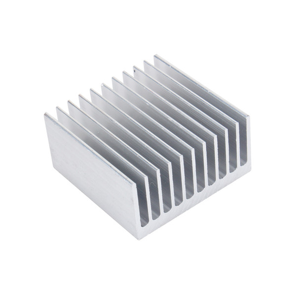 Cooling Accessories Heat Sink 40X40X20mm IC HeatSink Metal Aluminum Cooling Fin Fan Silver Color Free Shipping Wholesale Support