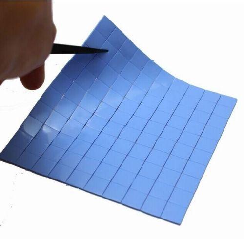 New 100pcs 10mm*10mm*0.5mm Thermal Pad GPU CPU Heatsink Cooling Conductive Silicone Pad high quality