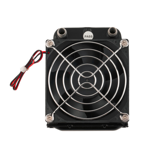 Freeshipping Newest Aluminum 80mm Water Cooling cooled Row Heat Exchanger Radiator+Fan for CPU PC Eletronic Hot