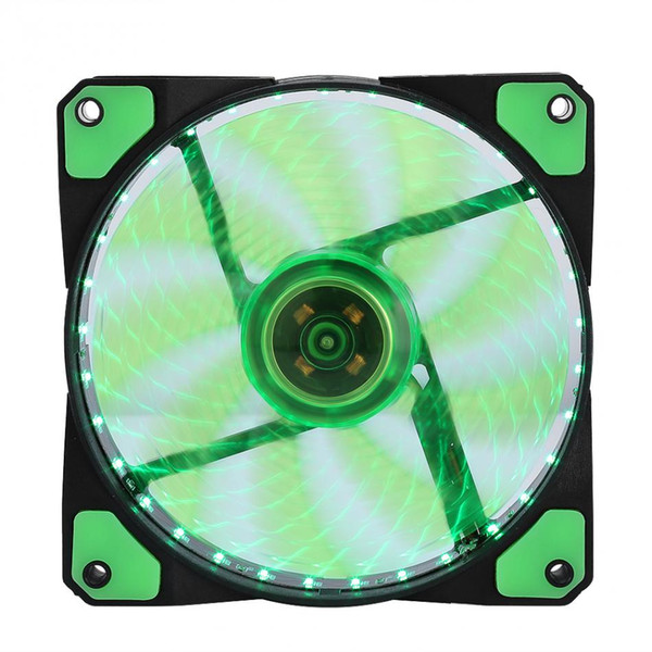 LED Silent Fans Radiating Heatsink Cooler Cooling Fan For Computer PC Heat sink 120mm fan 3 Lights 12V Luminous 3Pin 4Pin Plug 20