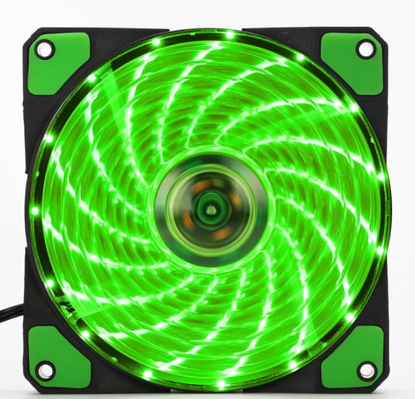 LED Silent Fans Radiating Heatsink Cooler Cooling Fan For Computer PC Heat sink 120mm fan 3 Lights 12V Luminous 3Pin 4Pin Plug