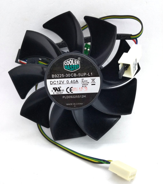 New Original CoolerMaster B9225-30CB-5UP-L1 DC12V 0.40A PLD09225S12H Computer cooling fan