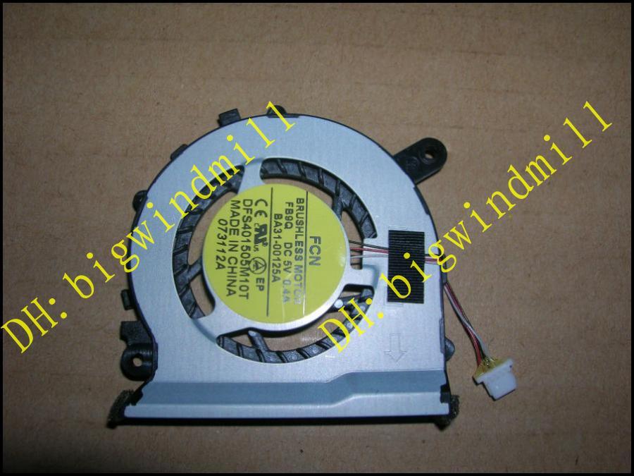 Original brand new laptop cpu cooling fan FCN BRUSHLESS MOTOR FB9Q DC5V 0.4A BA31-00125A DFS401505M10T notebook fan