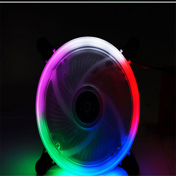 12cm Heatpipes CPU Cooler Multi-color LED CPU Heat Sink Aluminum Fan For Intel 115X Hot Sale Computer Supplies Free Shipping