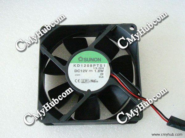 Cooling Fan For SUNON KD1208PTS1 13.GN 12V 1.8W 2-wire Server Square Fan 80x80x25mm