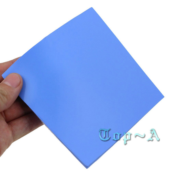 Wholesale- 5 Pieces 100mm x 100mm x 1.5mm 0.33ft Thermal Conductive Silicone Pad 1.5mm Thickness