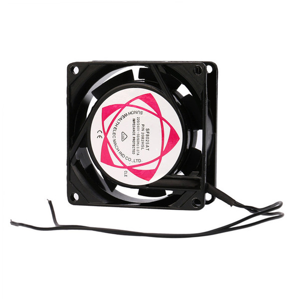 220V 240V 8cm 80mm x 80mm x 25mm AC Metal Brushless Cooling Industrial Fan Professional Factory Price Drop Shipping