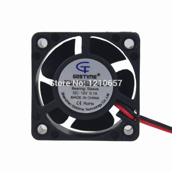 Wholesale- 1PCS Gdstime 2Pin 12V 4020s 40mm 40 x 40 x 20MM DC Cooling Heatsink Fan