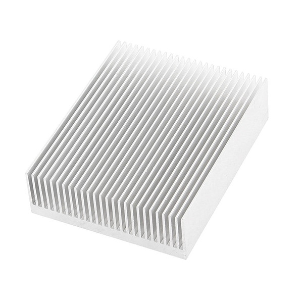 Freeshipping Silver Tone Aluminium Radiator Heatsink Heat Sink 150x80x27mm