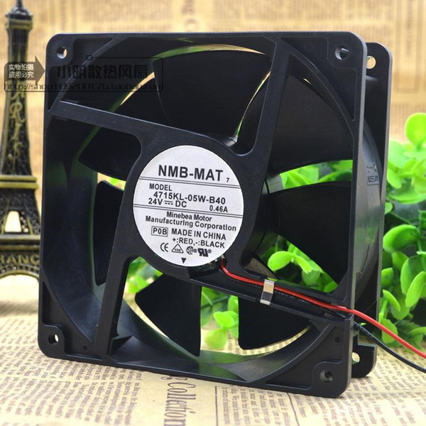 For NMB 4715KL-05W-B40 24V 0.46A 12038 12CM Inverter Large Fan Cooling Fan