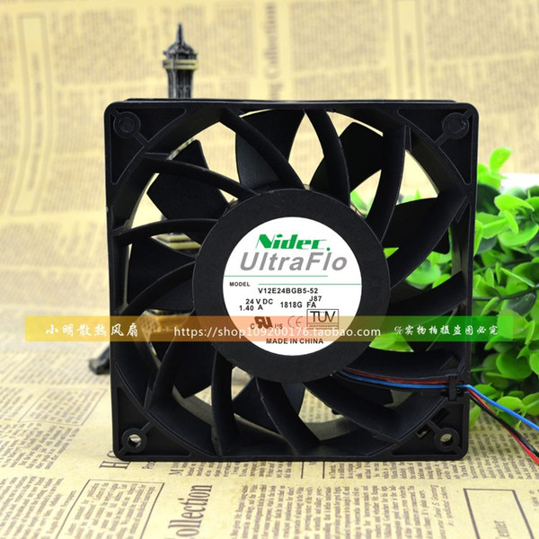 For V12E24BGB5-52 DC24V 1.40A original authentic Japan NIDEC Schneider inverter fan