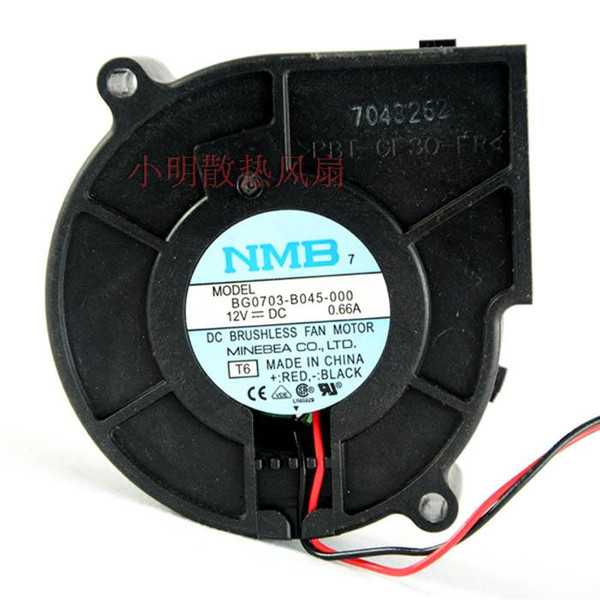 For Used NMB 7530 BG0703-B045-000 12V 0.66A Projector Drum Blower Cooling Fan