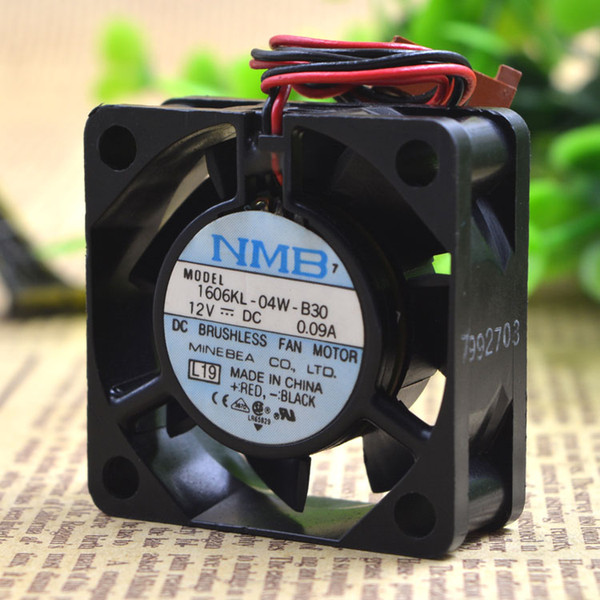 For new NMB 1606KL-04W-B30 12V 9CM fan 0.09a ball chassis fan