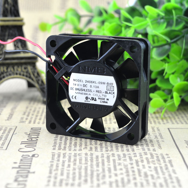 For NMB/ 6CM double ball 6015 14V 0.13A 2406KL-09W-B40 server fan