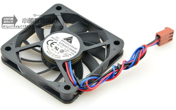 For Delta 6010 6cm Double Ball 12V0.25A Large Air Volume Fan Speed Fan