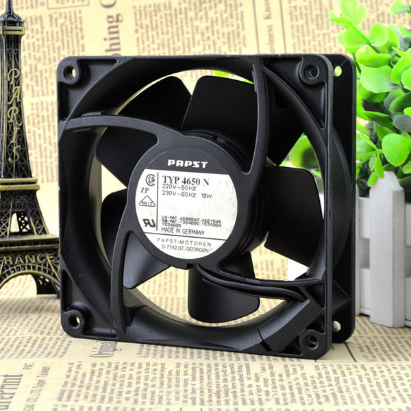 For 12038 Original PAPST TYP4650N 220V 18W Full Metal High Temperature Resistant Cooling Fan