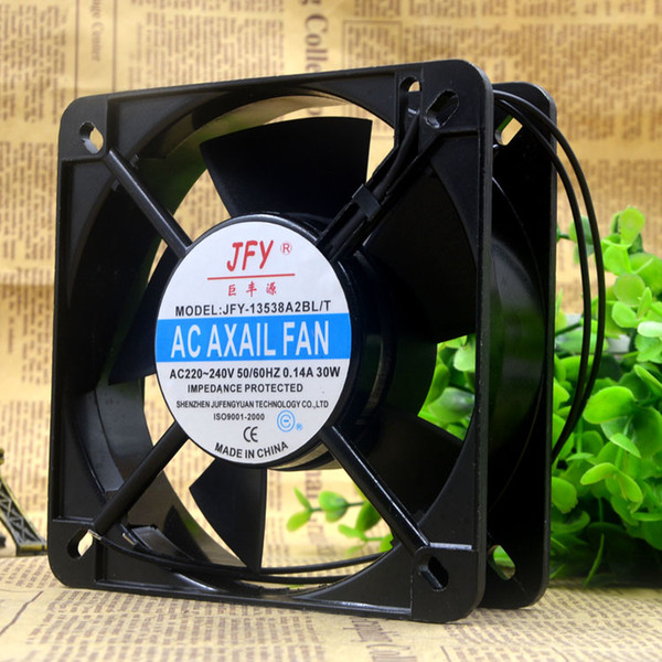 For Jufengyuan JFY JFY-13538A2BL/T 220V 30W 0.14A 13.5CM Large air volume fan