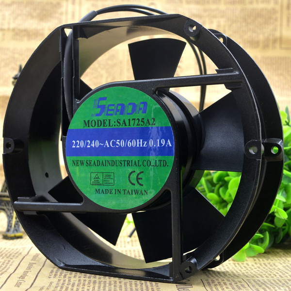 For Taiwan SEADA 220V 0.27A SA1725ha2ba 17251 17CM Ball Axle Cabinet Fan