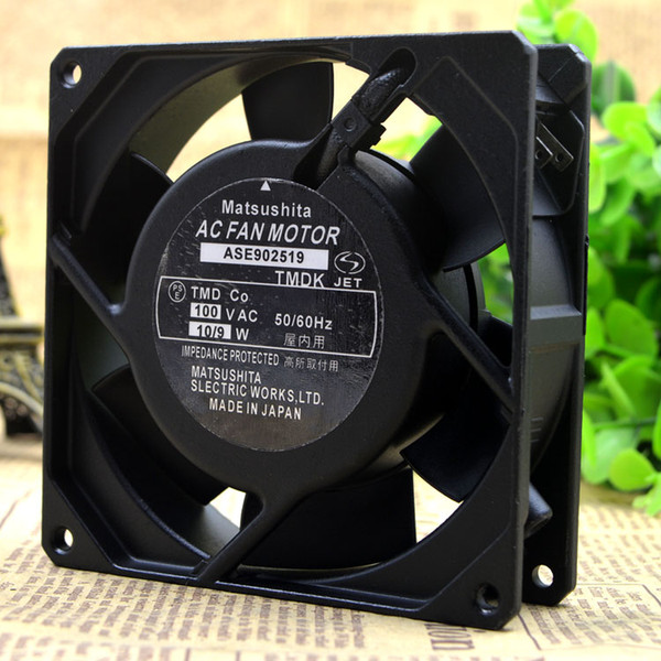 For original Japanese Panasonic Matsushita ASE902519 100V 10/9W 9CM9225 aluminum frame fan