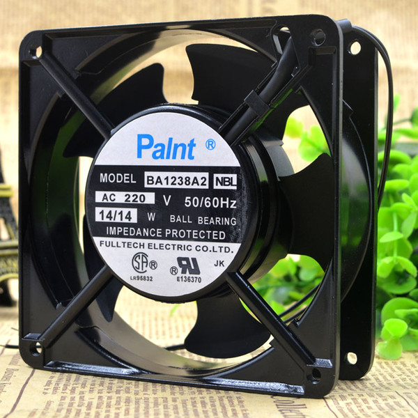 For New Palnt BA1238A2 NBL 220V 14W 12CM 12038 Cabinet Cooling Fan