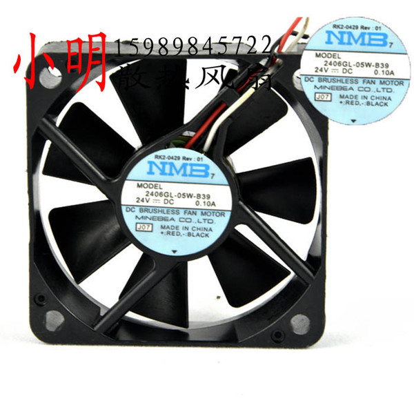 For original NMB inverter cooling fan 6CM 6015 2406GL-05W-B39 24V 0.10A quality assurance