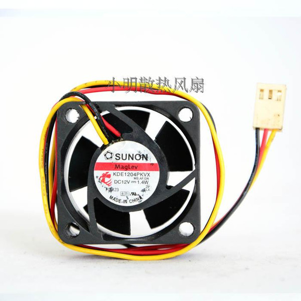 For original Jianyuan SUNON KDE1204PKVX 12V 1.4W 4CM 4020 magnetic floating silent fan