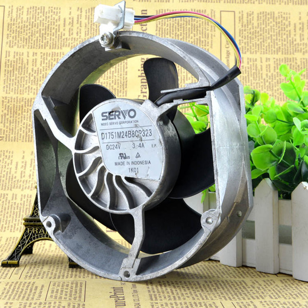 For Original SERVO 15*17cm Server Inverter Fan D1751M24B8CP323 24V 3.4A