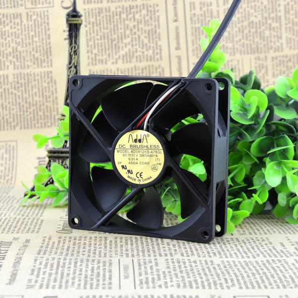 For ADDA 9025 9CM/cm 12V 0.25A 3-pin chassis fan AD0912HS-A76GL