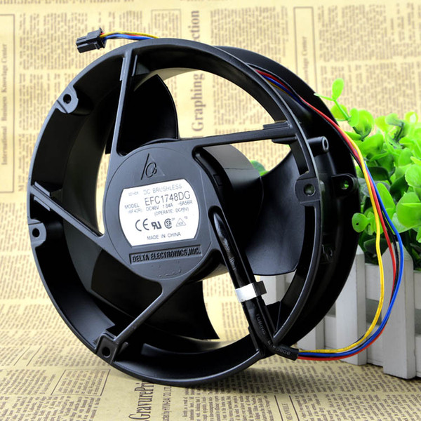 For Delta fan EFC1748DG 17CM 48V 1.84A four-wire fan large air volume fan