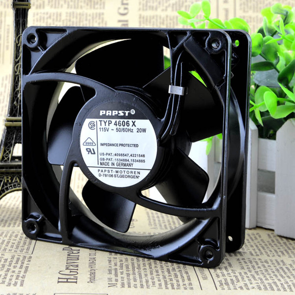 For brand new original Germany EBMPAPST 119X38mm AC 115V TYP 4530N full metal fan