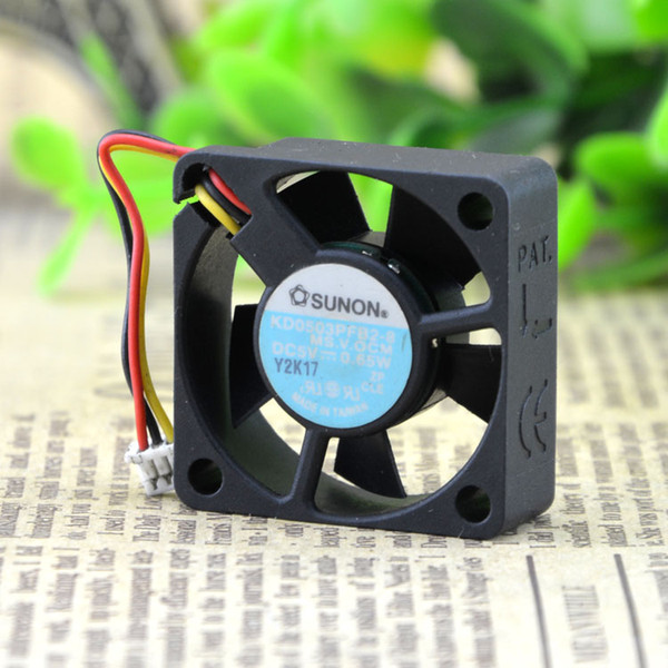 For original build SUNON KD0503PFB2-8 3010 DC 5V 0.65W 3-wire fan