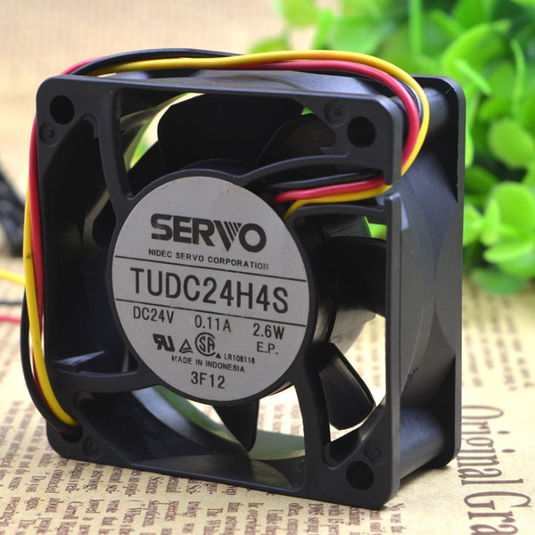 For Japan Servo SERVO TUDC24H4S 24V 2.6W 6CM 6025 Ultra-quiet cooling fan