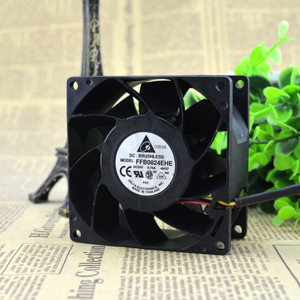 For Original Delta FFB0824EHE 8038 24V 0.75A Inverter Fan Large Air Volume Fan