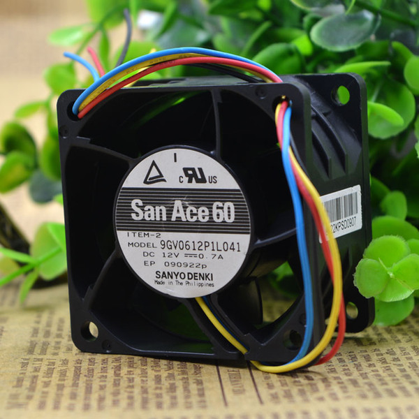 For original Yamaha 9GV0612P1L041 12V 0.7A 6CM 6038 four-wire PWM temperature control fan