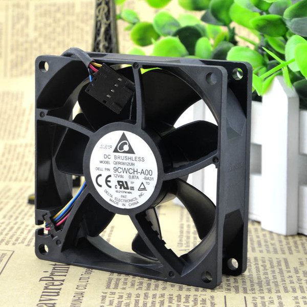 For 8CM Delta / DELTA QFR0812UH 9CWCH-A00 12V 0.87A 4-wire PWM fan