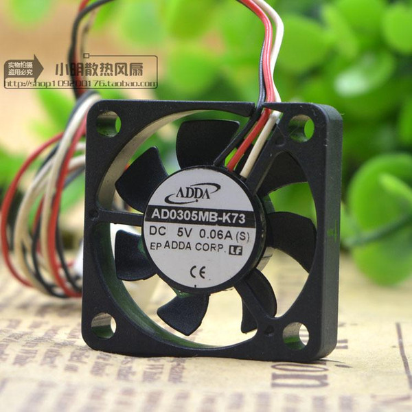 For ADDA AD0305MB-K73 5V 0.06A 3cm 3007 Ultra-quiet cooling fan