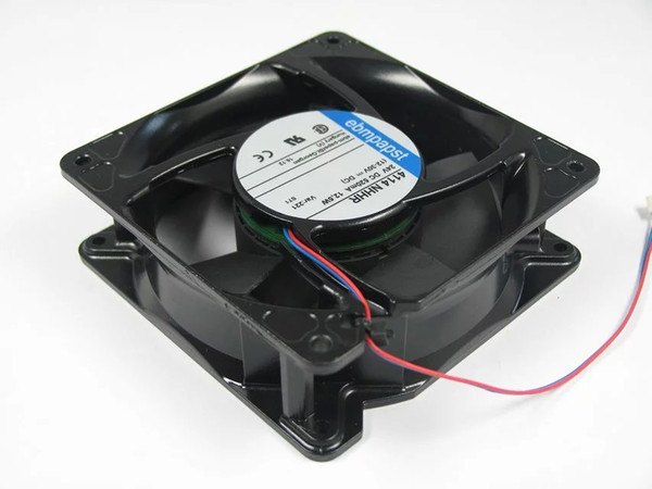 ebmpapst 4114NHHR 4114 NHHR DC 24V 12.5W 2-wire 2-pin connector 120mm 119X119X38mm Server Square Cooling Fan