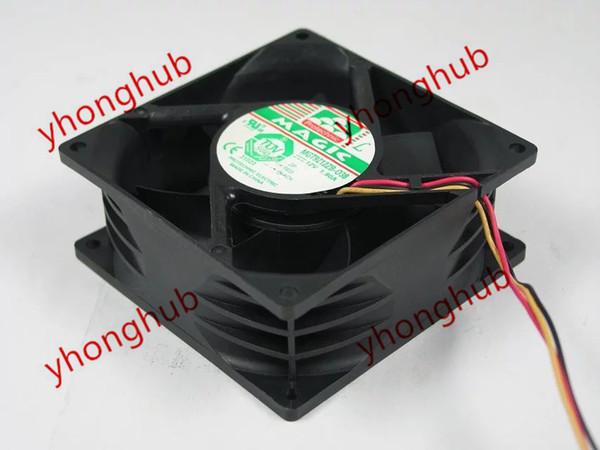 MAGIC MGT9212ZB-038 DC 12V 1.90A 90X90X38mm Server Square Fan