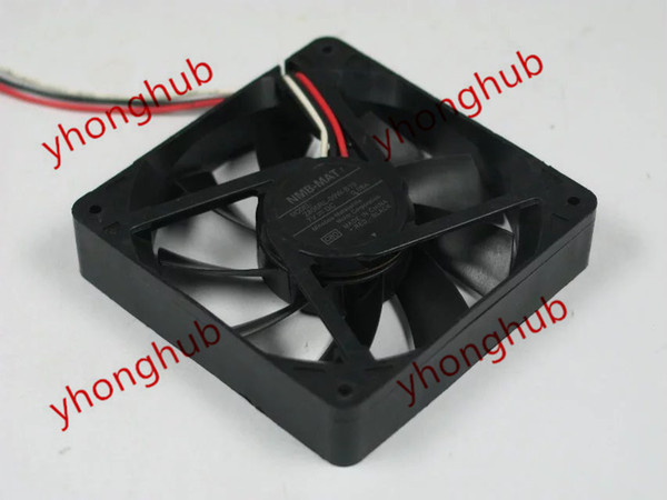 NMB-MAT 2806RL-09W-B19 DC 7V 0.08A 70X70X15mm Server Square Fan