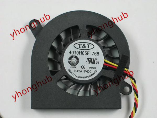 T&T 4010H05F 768 DC 5V 0.42A Graphics card wind Fan