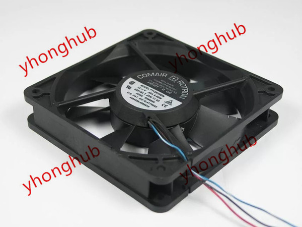 COMAIR ROTRON FT12K3NDN DC 12V 0.50A 6W 120X120X25mm Server Square Fan